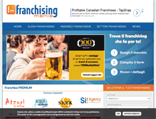 Tablet Screenshot of franchisingmania.com